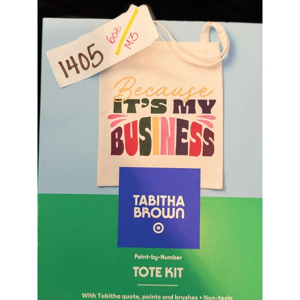 Tabitha Brown‎ Paint-by-Number Tote Kit Target DIY Project Craft Fun